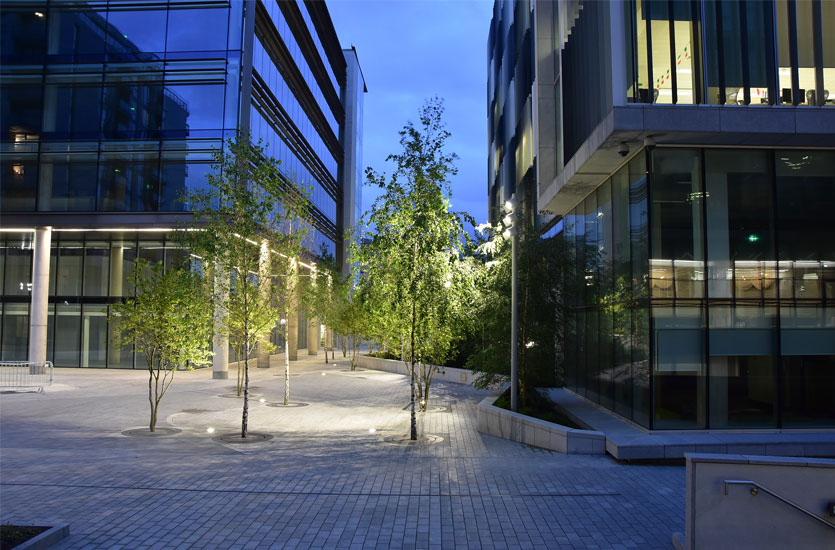 Plaza Area lighting