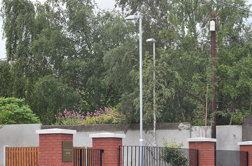 Floodlight on Pole