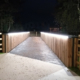 LED Lighting on Pedestrian Bridge