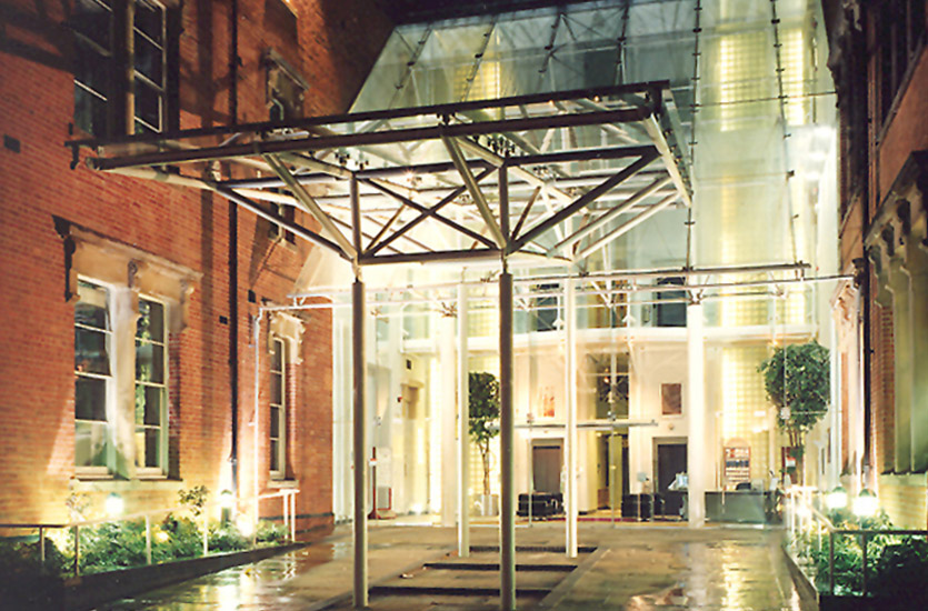 Floodlights in Building