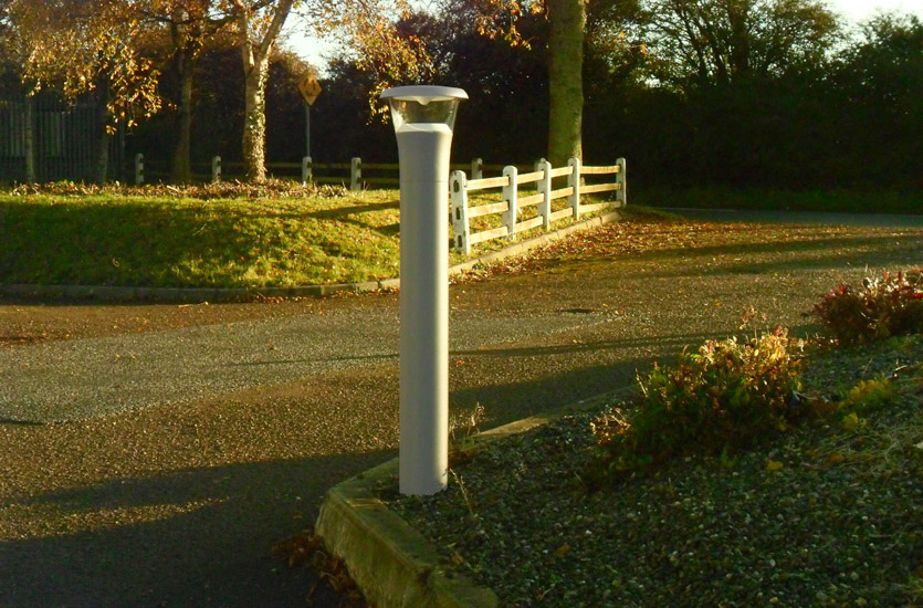 Bollard Light on Driveway Bollard Light on Driveway