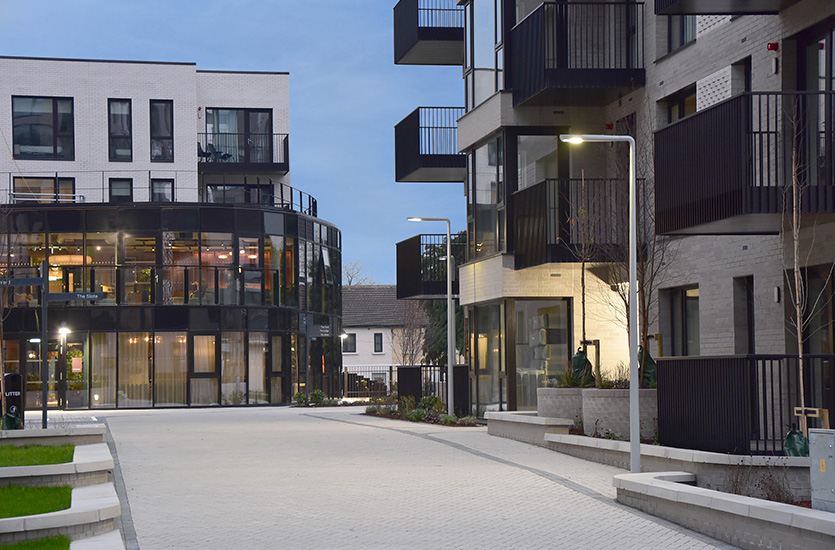 Apartment Complex external lighting