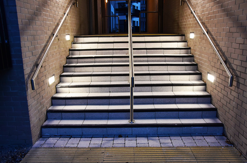Steps with nearby Lights Steps with nearby Lights
