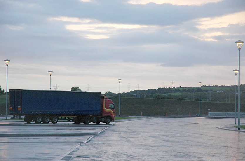 Lorry Parking on Motorway Lorry Parking on Motorway