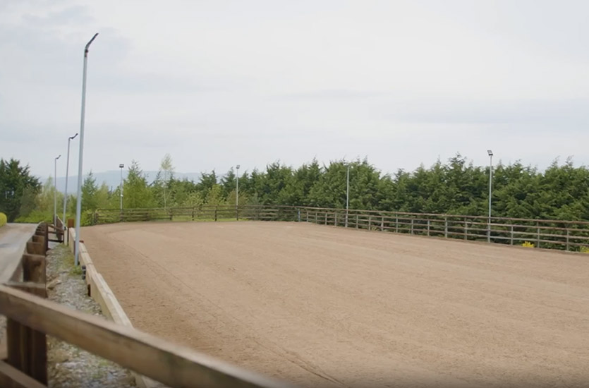 Floodlighting of Horse Exercise Yard Floodlighting of Horse Exercise Yard