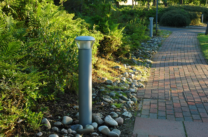 LED Bollard on Pathway LED Bollard on Pathway