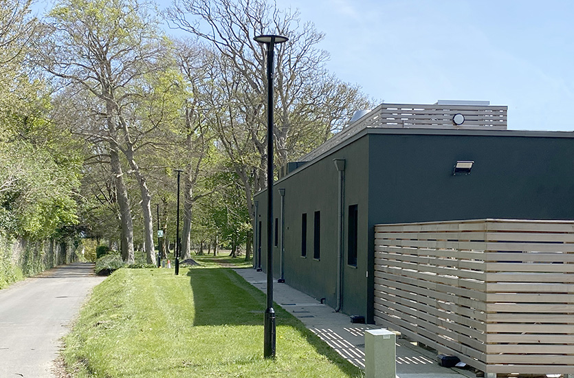 4m Lighting Pole with LED Area Light