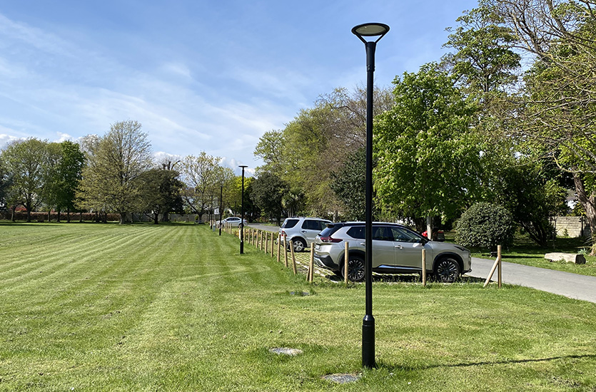 Post Top Area Light