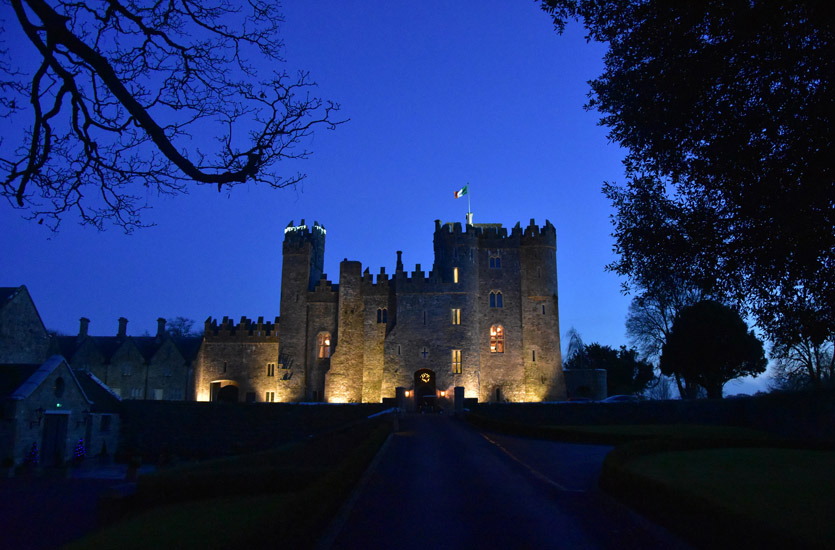 Castle Walls illuminated Castle Walls illuminated