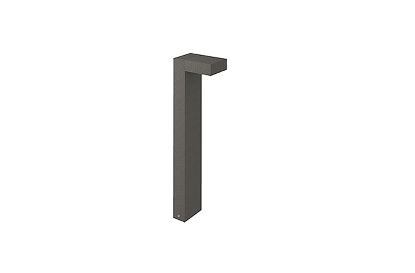 LED Bollard with angled Head
