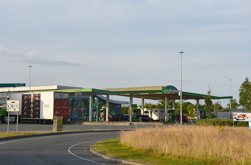 Motorway Services Post-top Lights Motorway Services Post-top Lights