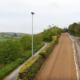 Horse Racing Track with Floodlights