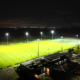 Maynooth Rugby Pitch Floodlit at Night