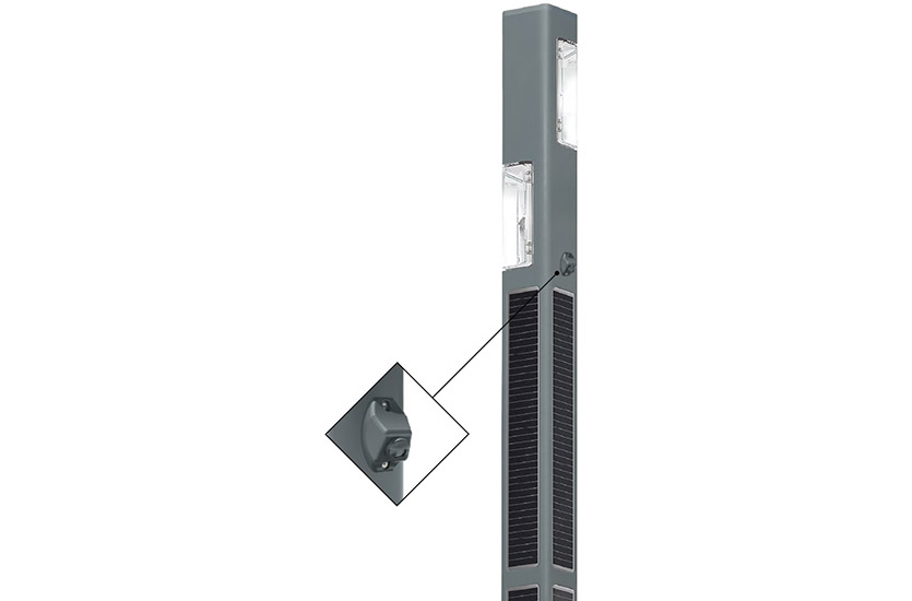 Solar Pole with Sensor Solar Pole with Sensor